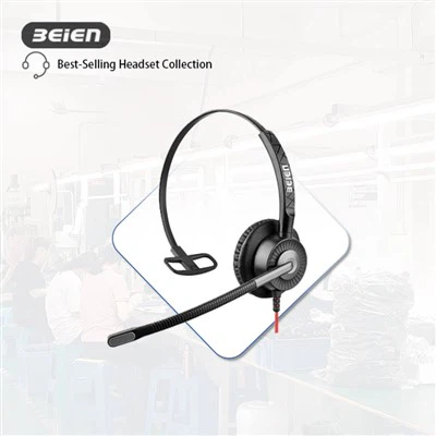 Enim müüdud juhtmega üle-kõrva kõnekeskuse kõnekeskuse peakomplektide kollektsioon